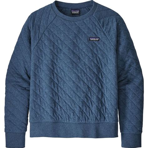 Quilted Cotton Blend Crewneck 